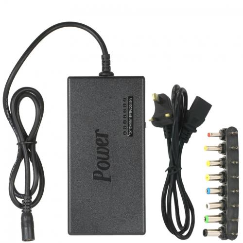Universal Power Adapter 96W DC 12V To 24V 4.5A Max Adjustable Laptop Charger with 8 Separate Connectors